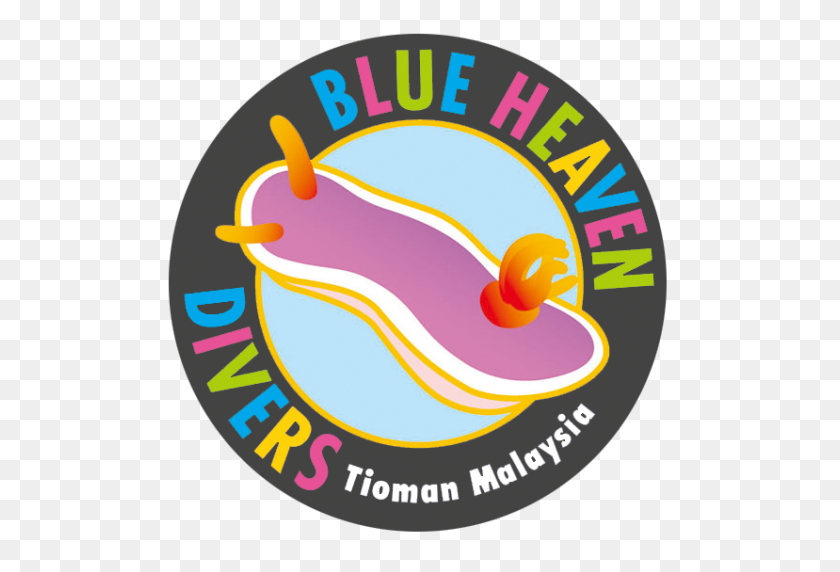 512x512 Обрезанный Логотип Blueheavendivers Цветной Фон Темно-Синий - Небеса Png