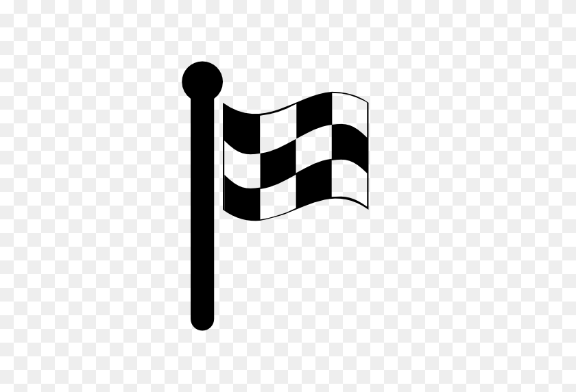 512x512 Cropped Checkered Flag Icon - Checkered Flag PNG