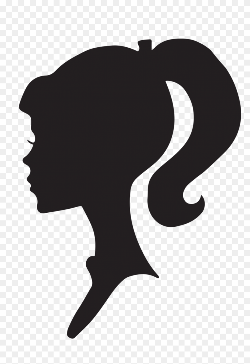 1440x2147 Cropped Female Silhouette Head Face Icon Titas In Training - Girl Silhouette PNG