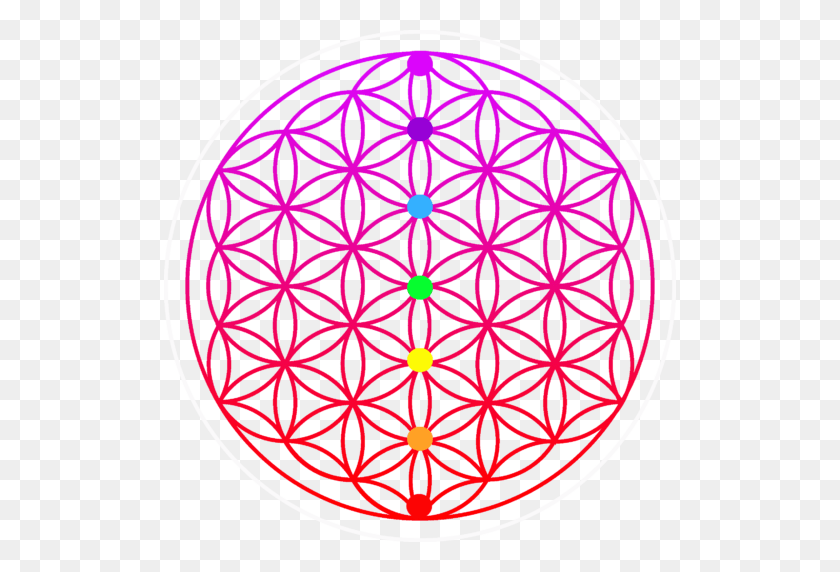 512x512 Cropped Flower Of Life Copy Light Beyond Healing - Flower Of Life PNG