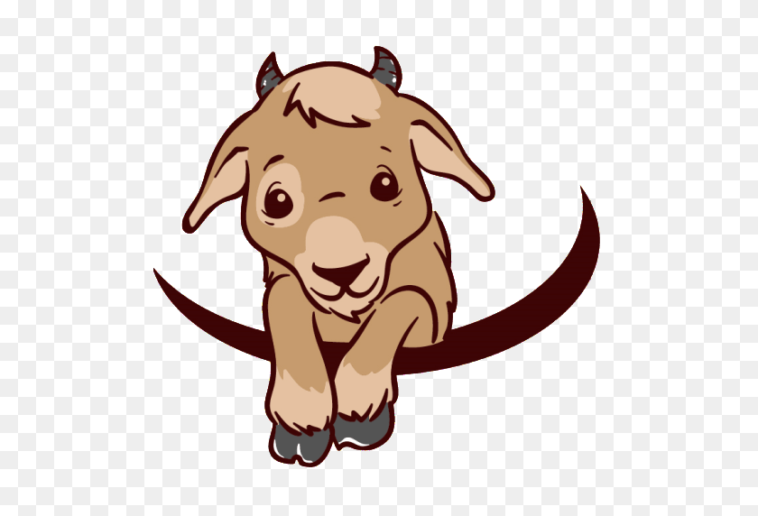 512x512 Cropped Goat Only Logo Colour Transparent Baby Carrier Cover - Goat PNG