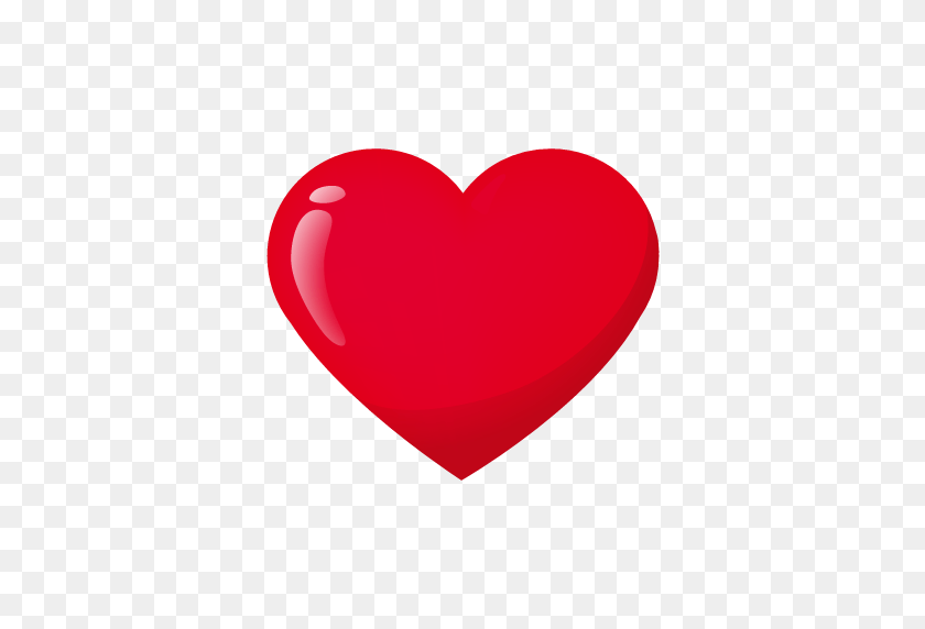 512x512 Icono De Corazón Recortado De San Valentín - Icono De Corazón Png