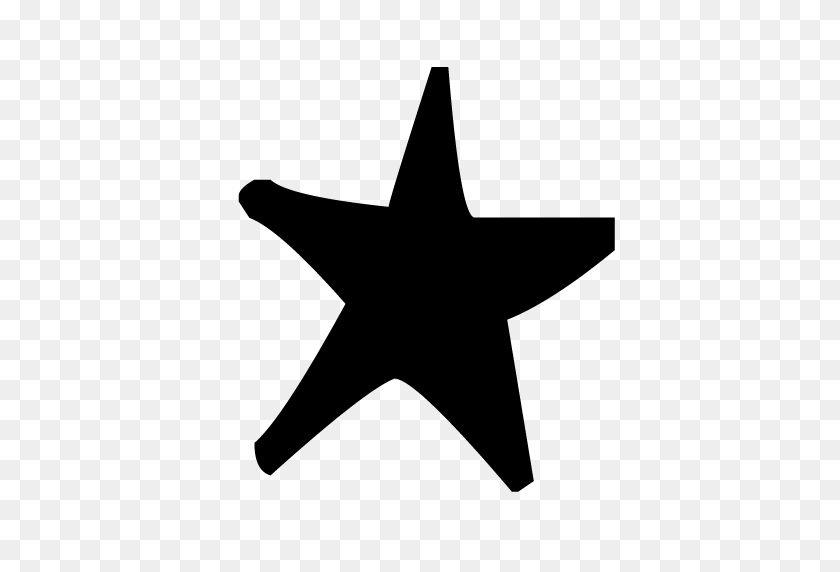 512x512 Обрезанный Значок Звезда Hw - Звезда Голливуда Png