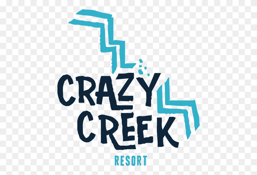 512x512 Cropped Logo Bg Crazy Creek Resort - Crazy PNG