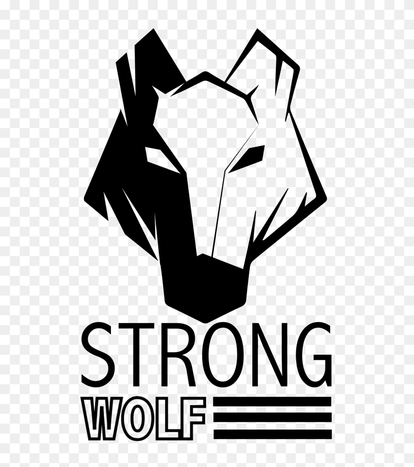 1827x2081 Recortada Logotipo De Lobo Fuerte Strongwolf - Lobo Png Logotipo