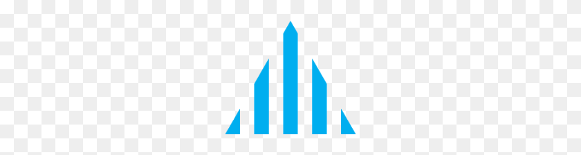 190x164 Обрезанный Логотип Треугольник Синий Песок - Синий Треугольник Png