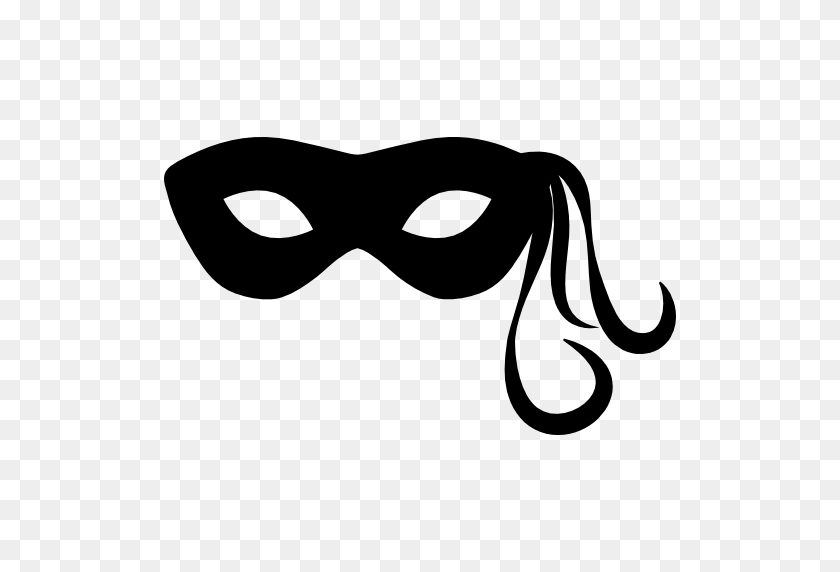 512x512 Cropped Mysterious Carnival Mask Images - Carnival Clipart Black And White