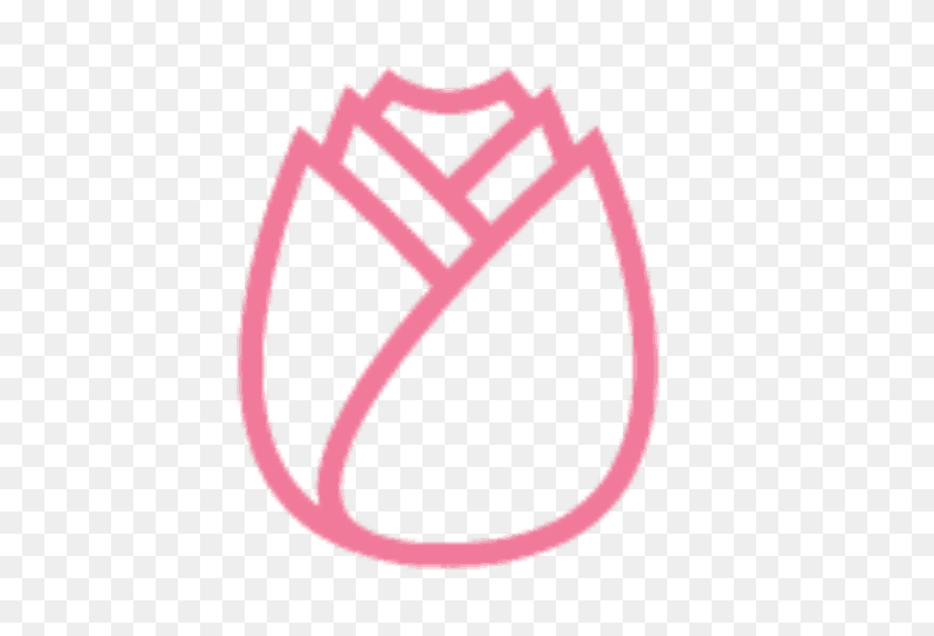 512x512 Обрезанный Фон Логотипа Nyff Розовые Свежие Цветы Нью-Йорка - Розовый Фон Png