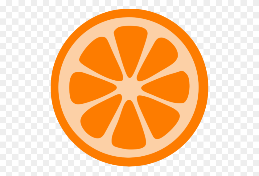 512x512 Cropped Orange Slice Copy Sitrus - Orange Slice PNG