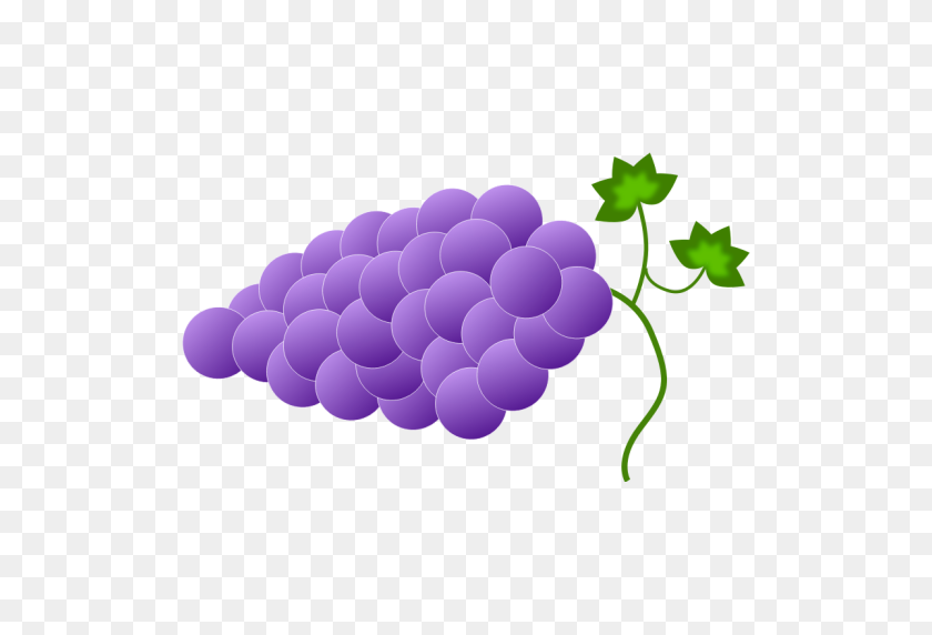 512x512 Обрезанный Фиолетовый Виноград Каннингем - Виноградная Лоза Png