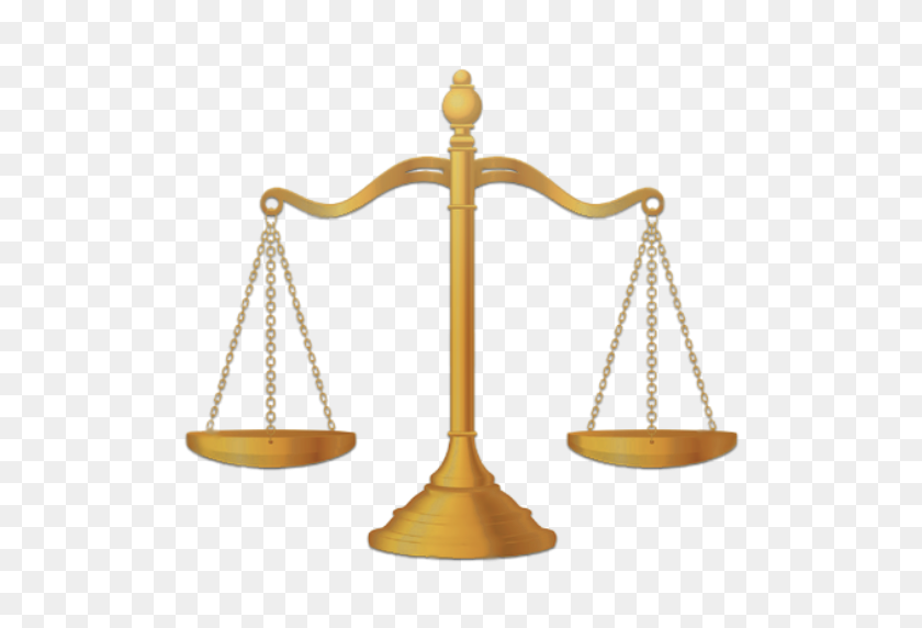 512x512 Обрезанные Scalesicon Весы Академии Правосудия - Весы Правосудия Png