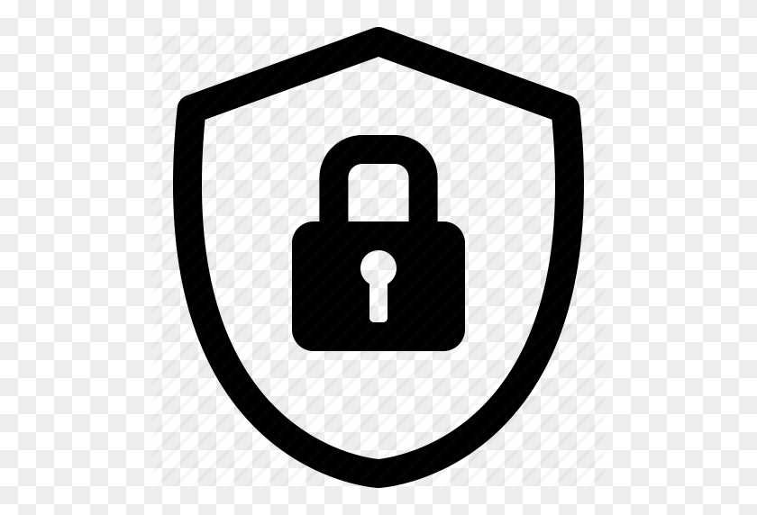 512x512 Cropped Security Shield Lock Secure Messaging Apps - Secure PNG