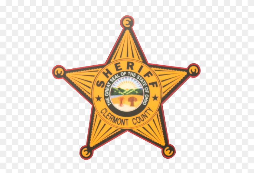 512x512 Cropped Sheriff Badge Clermont County Sheriff - Sheriff Badge PNG