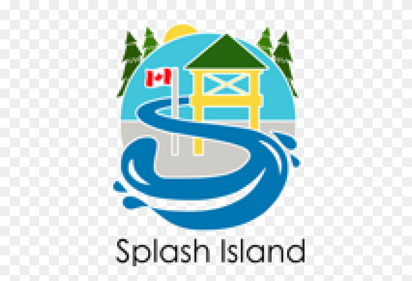 512x512 Обрезанный Логотип Splash Island, Новый Значок, Аквапарк Splash Island - Синий Всплеск Png