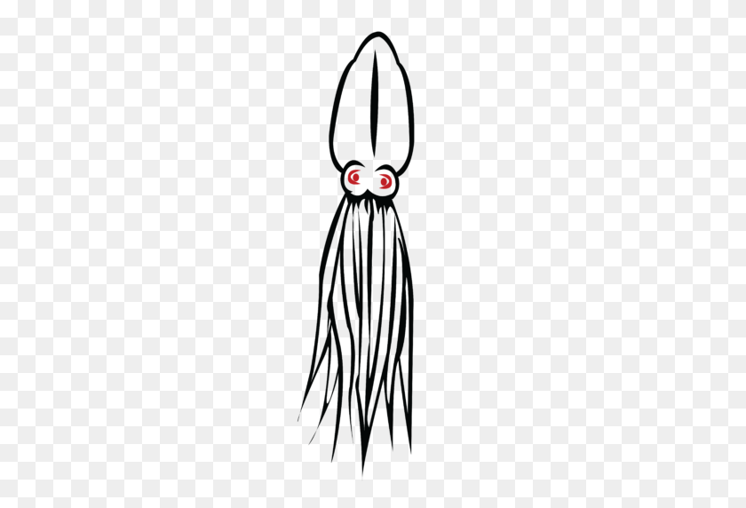 512x512 Cropped Thevampiresquid Squid Only No Background - Squid PNG