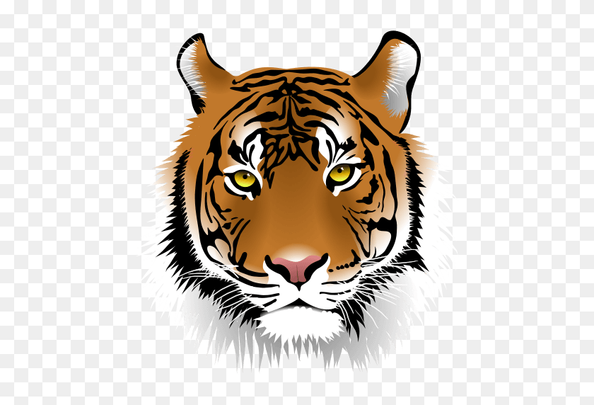 512x512 Cropped Tiger Logo Wanette Public Schools - Tiger Logo PNG
