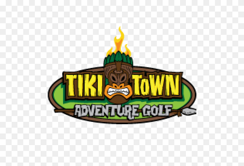 512x512 Обрезанное Tikitownlogo Tiki Town Adventure Golf - Тики Png