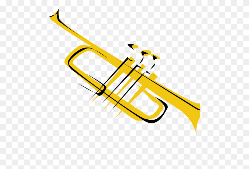 512x512 Cropped Trumpet Clip Art Mountain Home Symphony - Trombone PNG