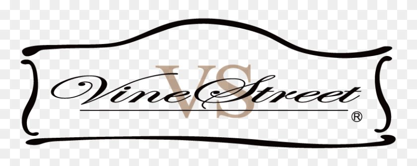 808x285 Cropped Vine Street Logo Tan Vs Vine Street Apparel - Vine Logo PNG