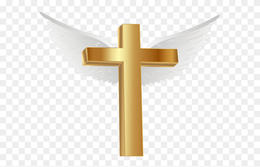 600x482 Cross Angel Wings Png, Art Images, Clip Art - Religious Cross Clipart