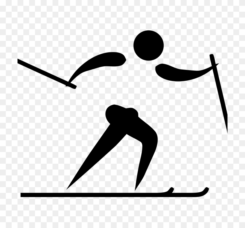 720x720 Cross Country Skis Clipart Clip Art Images - Volleyball Player Clipart