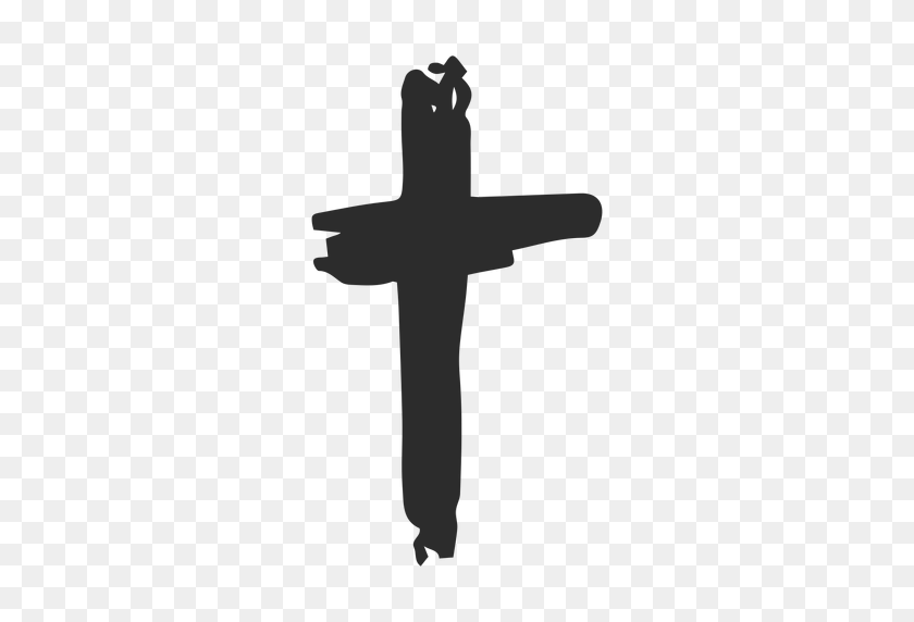 512x512 Значок Крест Каракули Христианский Крест - Крест Вектор Png