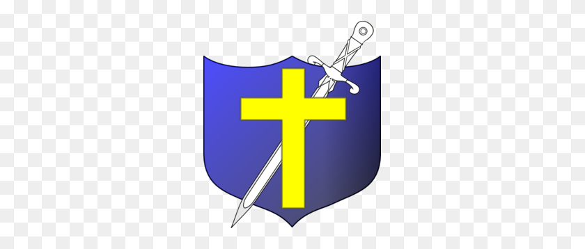 255x298 Cross Sword And Shield Clip Art - Sword And Shield Clipart