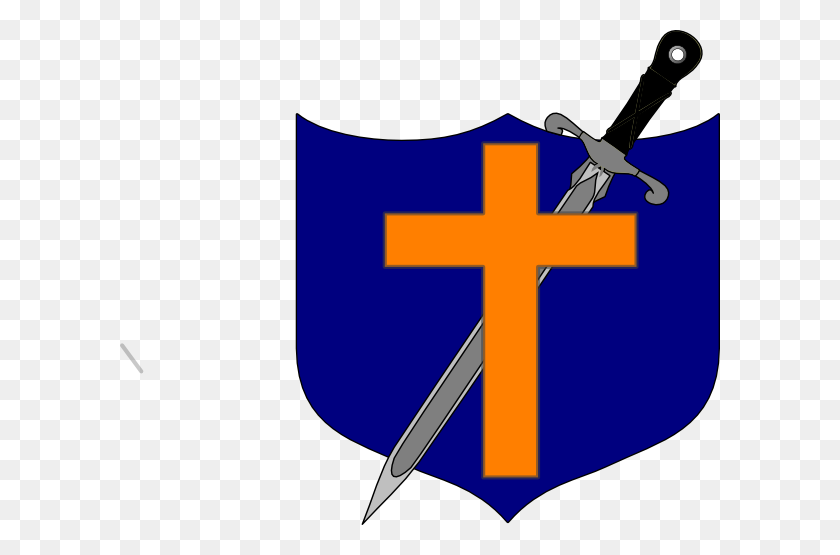 600x495 Cross Sword And Shield Clip Art - Sword And Shield PNG