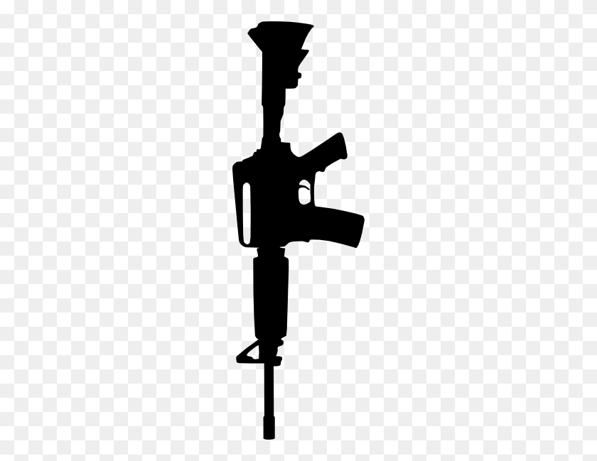 186x589 Crossed Gun Clipart - Guns Crossed Clipart