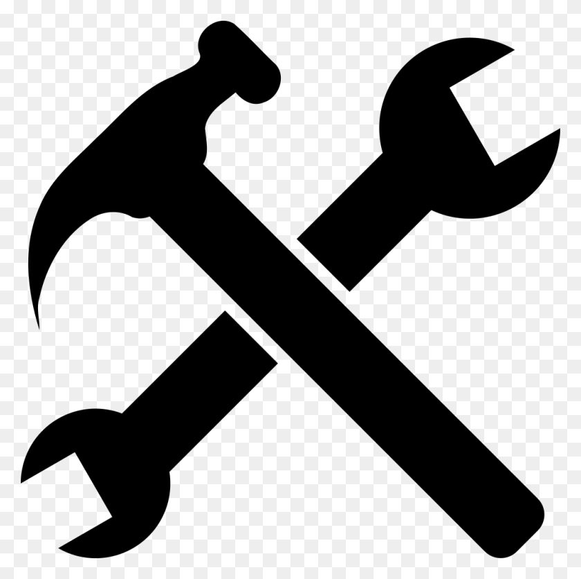 1000x997 Crossed Pipe Wrenches - Pipe Wrench Clipart