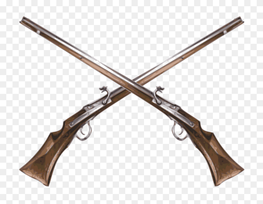 1280x972 Crossed Rifles Png Png Image - Musket Clipart
