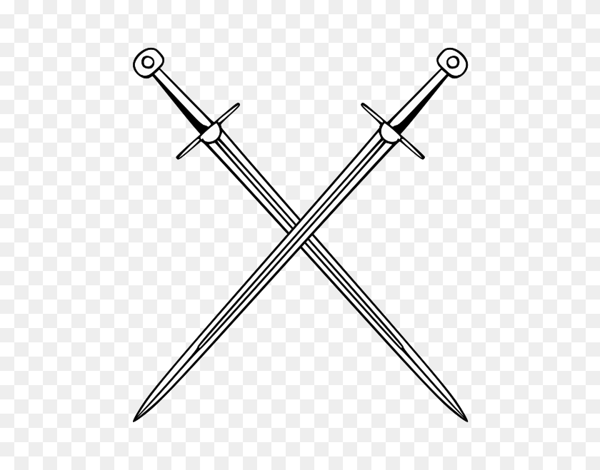 545x599 Crossed Swords Png Hd Transparent Crossed Swords Hd Images - Pirate Sword PNG