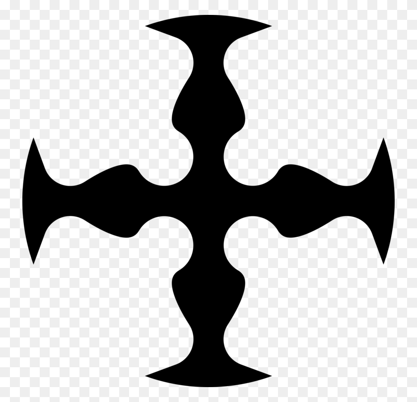 750x750 Crosses In Heraldry Cross Fleury Christian Cross - Free Heraldry Clipart
