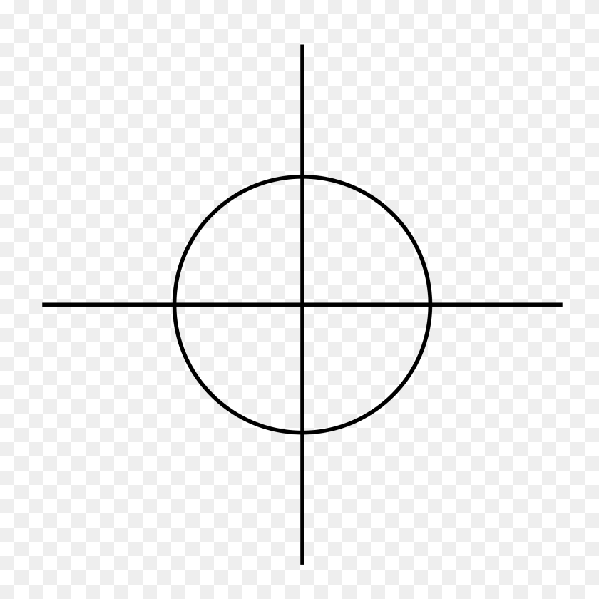 2400x2400 Crosshair Icons Png - Crosshair PNG