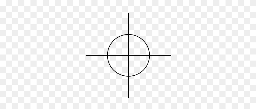 300x300 Crosshair Png Clip Arts For Web - Cross Hair PNG