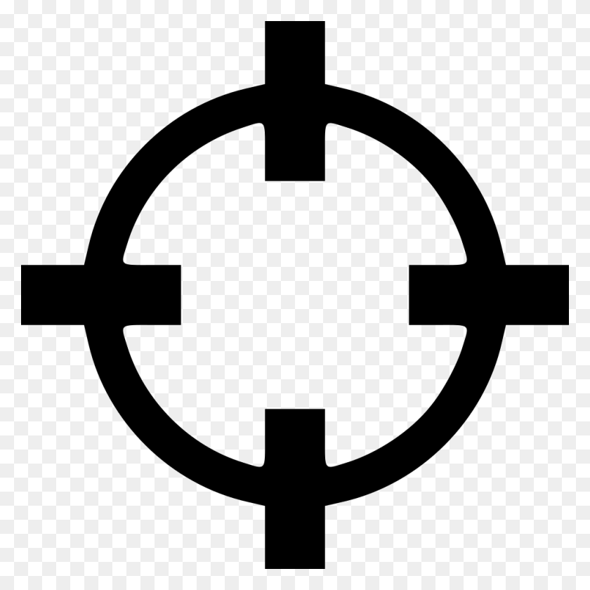 980x980 Crosshair Png Icon Free Download - Cross Hair PNG