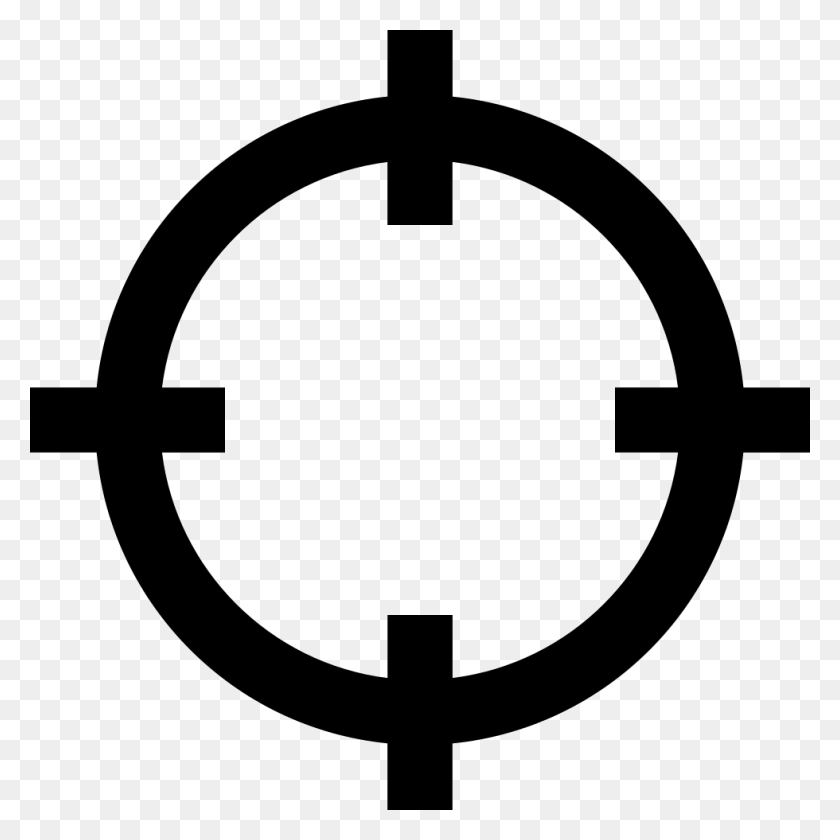 980x980 Crosshair Png Icon Free Download - Crosshair PNG