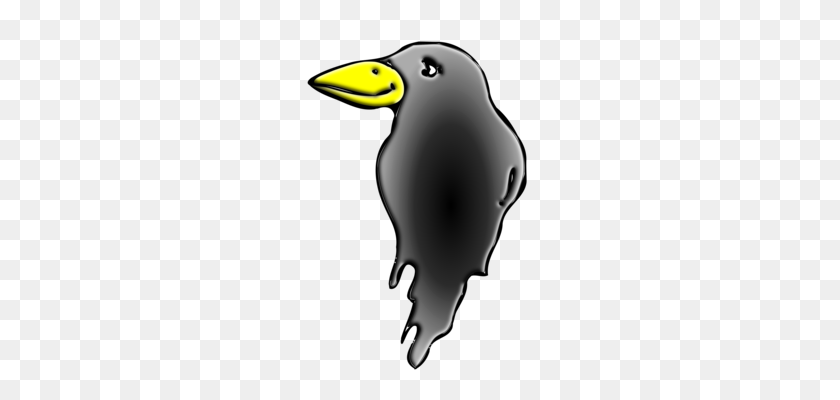 240x340 Crow Cartoon Animation Download Common Raven - Western Clip Art
