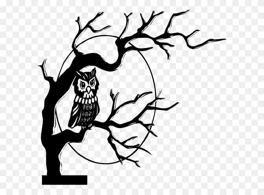 600x560 Crow Clipart Tree Clipart - Old Tree Clipart