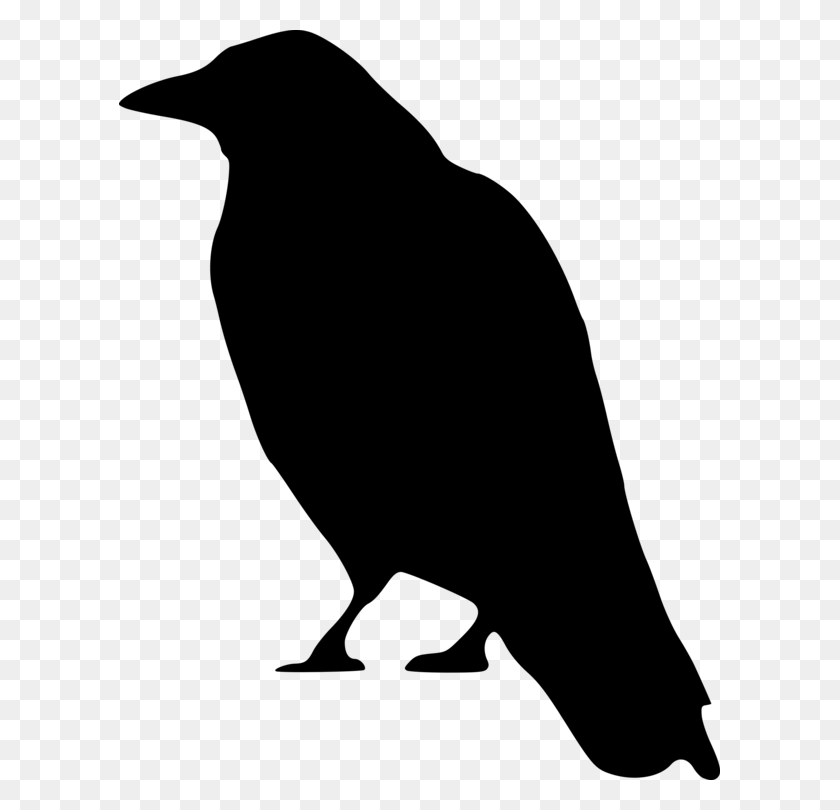 601x750 Crow Download Drawing Silhouette Art - Claw Marks Clipart