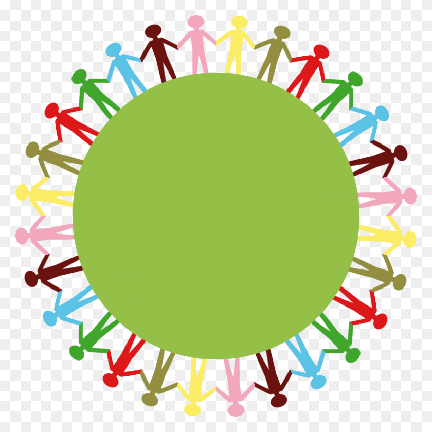 800x800 Crowd Clip Art - Group Of People Clipart