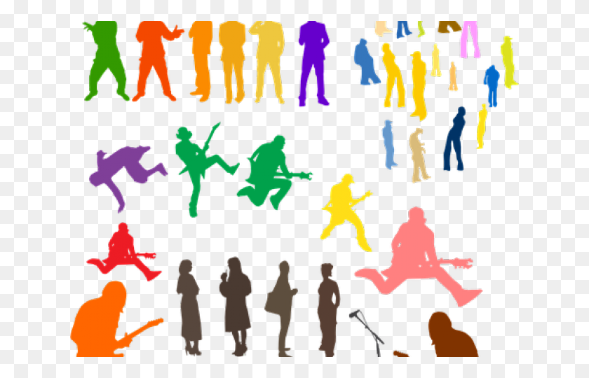 640x480 Crowd Clipart Person Gathered - Crowd Clipart