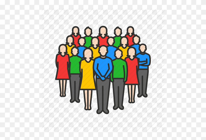 512x512 Crowd, Family, Friends, Group, People Icon - Crowd PNG