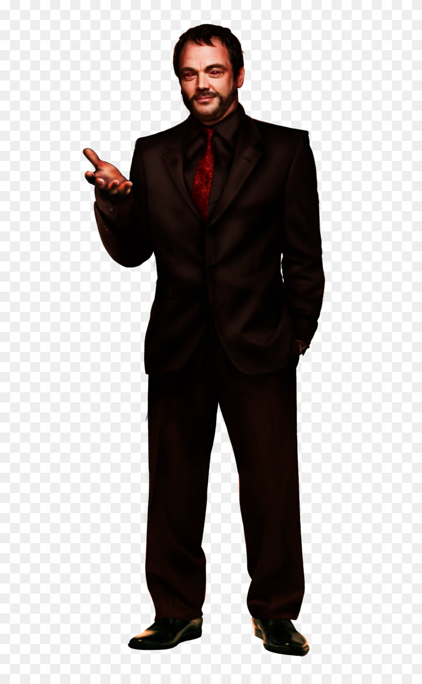 614x1300 Crowley Full - Dean Winchester PNG