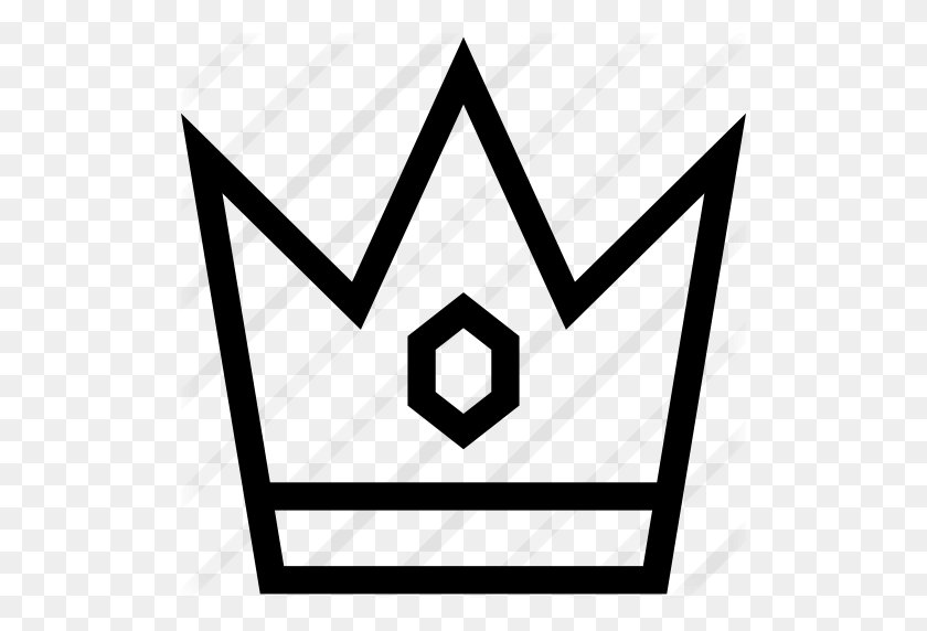 512x512 Crown - Crown PNG Black And White