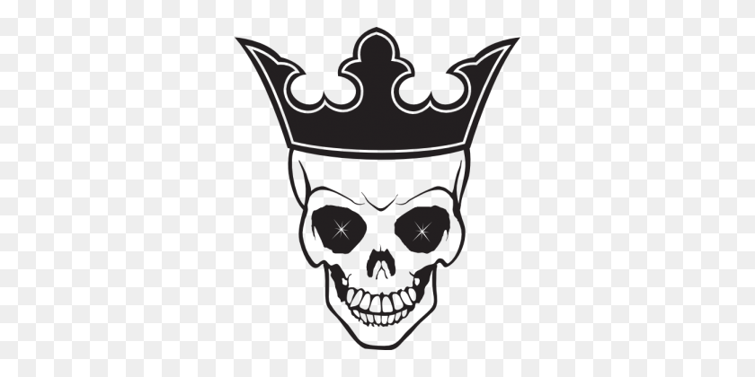 318x360 Crown - Crown PNG Black And White