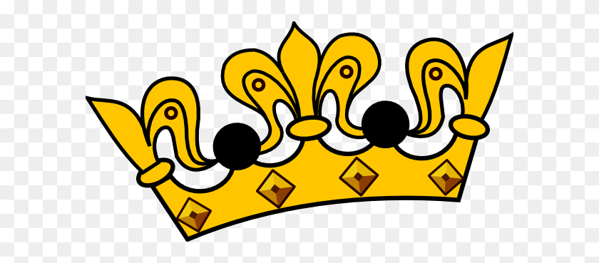 600x309 Crown Clipart Tilted - Crown Drawing PNG