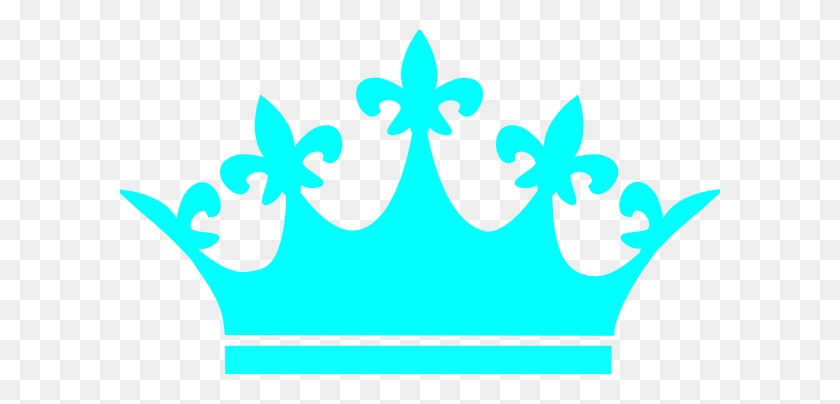 600x344 Crown Clipart Turquoise - Gold Crown Clipart