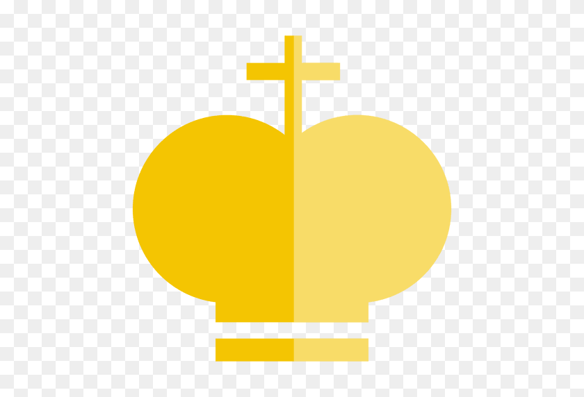 512x512 Crown Cross Icon - Crown Transparent PNG
