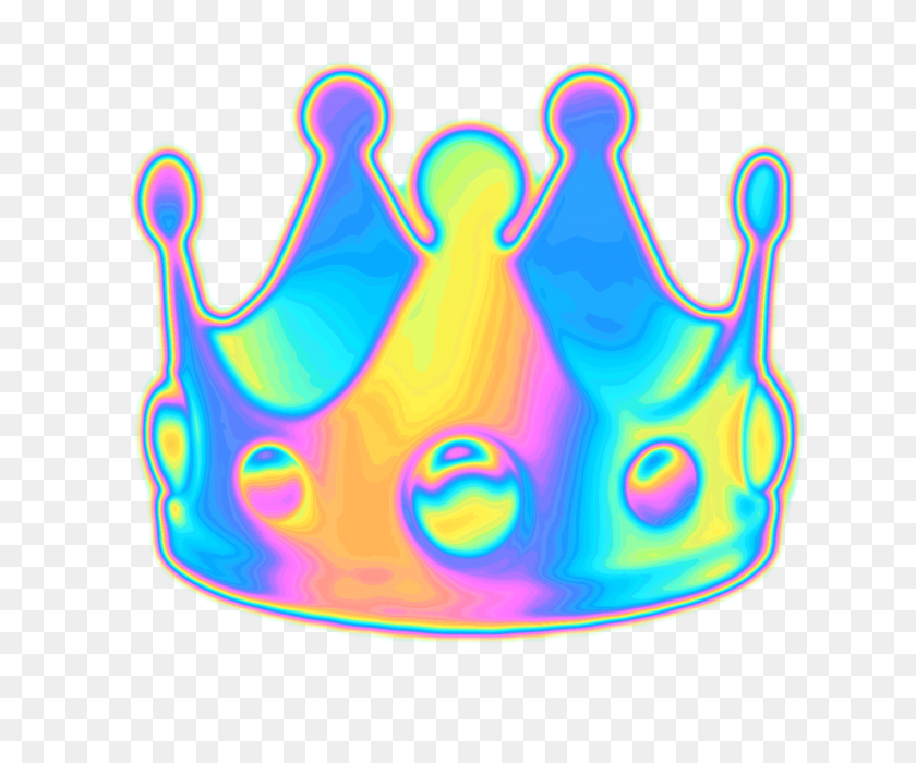 1453x1194 Crown Emoji Holographic Freetoedit - Crown Emoji PNG